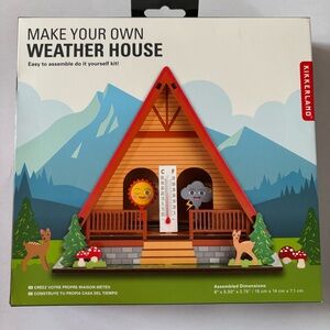 Kikkerland Weather House Kit Diy Hygrometer Weather Station Science Stem Toy
